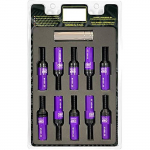 Vis de roue - OMP - Lot de 20 - M14x1.25 - Cl&eacute; 17-19 - Longueur 28 mm avec protection violette lilla