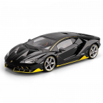 1/18 Lamborghini Centenario LP770-4 Superauto Sulamist Metallist Valatud V&otilde;idus&otilde;iduauto Mudel Heli Valgus Esiratta Roolimine Laste M&auml;nguasi must