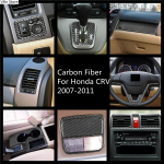 S&uuml;sinikkiud LHD/RHD jaoks Honda CRV 2007-2011 K&auml;iguvahetuspaneel Keskel Dekoratiivsed trimmikleebised Autod Autode kujundamine K-lhd