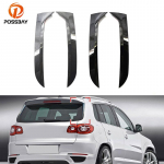1 paar auto tagaakna k&uuml;lgspoileri &otilde;hujaoturi huulepiirde kleebis plastikust VW Tiguan MK1 2007 2008 2009 2010 2011 jaoks Glossy Black