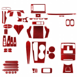 Honda Civicu 11. punase p&otilde;lvkonna pehme s&uuml;sinikkiust k&auml;iguvahetusega akna t&otilde;ste juhtpaneel &otilde;hu v&auml;ljalaskeava &uuml;likond autosalongi jaoks Emergency light