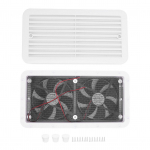 RV k&uuml;ljeventilatsiooniventilaator 24V 5W &uuml;hesuunaline k&uuml;lg&otilde;hu v&auml;ljalaske ventilatsiooni v&auml;ljat&otilde;mbeventilaator matkaautole, haagisele, jahile valge