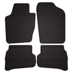 Dywaniki samochodowe gumowe do: Volkswagen Polo V hatchback (2009-2017) - czarne, dopasowane