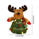 1/3 tk J&otilde;ulukingikotid J&otilde;uluvana Lumemees Kommipeo Meened Lastele Head Uut Aastat J&otilde;ulukink Puuviljasn&auml;ki Pakendikott As shown