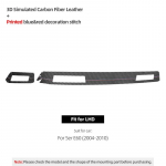 For BMW E60 Series 5 2004-2010 Made of Alcantara Dashboard Panel trument Trim Performance Sticker Car Interior Accessories Carbon Leather LHD