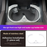 For 20-25 Mercedes-Benz W167 GLE water cup holder trim gle350 X167gls450 modified interior central control trim Model B purple