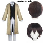 Homchee Trends Cos Detective Dazai Osamu Cosplay Kost&uuml;&uuml;m Dazai R&otilde;ivad T&auml;iskomplekt T&auml;iskasvanutele Anime Expo Comic Con M beige