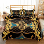3 tk luksuslik barokkmustriga voodipesukomplekt &uuml;hekohaline kahekohaline Queen King suurus kuldne tekikott komplekt tekkikott komplekt kingitus voodipesu EU Single(135*200cm)3pcs beige