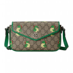 Gucci Hiina Uusaasta kollektsioon Topelt G logo Reguleeritav &otilde;larihm Draakoni beebi tr&uuml;kis L&otilde;uend Nahast viimistlus K&auml;ekott 774371-FACYZ-8746 Gift Set(Basic Set+Box+Shopping Bag)