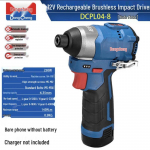 Dongcheng 12V juhtmeta harjadeta l&ouml;&ouml;k-kruvikeeraja CN pistikuga (adapter kaasas)