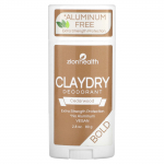 Zion Health, ClayDry Deodorant, Bold, Seederipuu, 80 g (2,8 untsi)