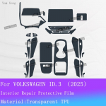 Volkswagen ID.3 2025 VW ID3 Auto T&auml;ielik komplekt Salongi Navigatsioon L&auml;bipaistev TPU Kaitsekile Keskkonsool Kriimustusvastane kile For LHD