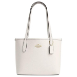 Coach City 23 metallist logoga pandlaga kott Naiste kott Kriidivalge CT859-IMCHK Gift Box Set (Basic Set+Yellow Box)