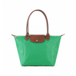 Longchamp Le Pliage &Uuml;hev&auml;rviline Logo Taaskasutatud Pol&uuml;amiidist L&otilde;uend Pelmeenikott T&otilde;mbekotiga &Otilde;lakott Keskmine Naiste kotid Roheline 2605089P88 Basic Set (Bag)
