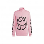 adidas x Andr&eacute; Saraiva Graffititr&uuml;kiga poollukuga spordihuppari meestele, roosa S roosa