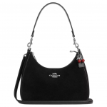 Coach Teri 29 Kirsi Ripatsiga Suede ja Gladeda Nahast Crossbody &Otilde;lakott Suur Naiste kotid Must CCZ88-SVBK Basic Set (Bag+Dust Bag)