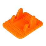 Libisemisvastane auto silikoonist hoidik matt armatuurlaua aluse kinnitus telefonile GPS-klamber iPhone'i jaoks Samsung Xiaomi Huawei universaalne oranž