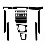 1 komplekt auto armatuurlaua s&uuml;sinikkiust 3D kilekattega kaunistussildid Salongi armatuurlaua kaunistused BMW 3. seeriale E46 1998-2005 Salongi lisatarvikud CHINA