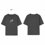 GUESS Korea Hyunjin Stray Kids R&otilde;ivakomplekt Pikkade varrukatega T-s&auml;rk Ametlik Key T-Shirt - Charcoal - M