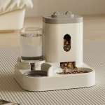 Automaatne S&ouml;&ouml;ja Kass Koer Toitluskauss Vee purskkaevuga Lemmikloom Suure Mahutavusega T&otilde;stetud Alus Kauss Kassijoojale Tarvikud 27X23X27cm