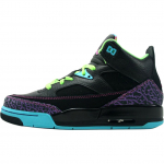 Jordan Son Of Mars Kulumiskindlad Keskmise k&otilde;rgusega Laste Korvpallijalatsid Must Teismelised 580604-028 36.5