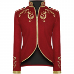 Meeste jope tikandiga mantel Victoria ajastu jakid meestele Vintage r&otilde;ivad Prince King Cosplay Halloweeni kost&uuml;&uuml;m M