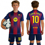 Barcelona Nr.11 Raphinha Laste Spordikomplekt - Sisaldab S&auml;rki, L&uuml;hikesi P&uuml;kse ja Sokke, Sinine/Punane 110-120 CM sinine/punane