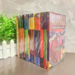 K&otilde;ik 8 k&ouml;idet inglise keeles H*rry P*tter Ja Tarkade Kivi Sci-Fi Raamatud 8 Books brown
