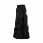 Adidas Originals triibuline minimalistlik spordip&uuml;ksseelik keskmise k&otilde;rgusega vabaaja pikk seelik naistele seelikud KY5728 S