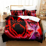 Anime Stolas Helluva Hazbin Hotels &Uuml;lemus Voodipesu Komplekt Poistele T&uuml;drukutele Twin Queen Suurus Tekikott Padjap&uuml;&uuml;r Voodi Poistele T&auml;iskasvanud 135x200cm
