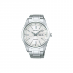 SEIKO Automaatne Terasrihm 42mm Meeste k&auml;ekell Valge sihverplaat SARV001 valge