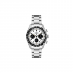 SEIKO prospex panda seeria 100 meetrit veekindel p&auml;ikesej&otilde;ul t&ouml;&ouml;tav terasrihmaga meeste k&auml;ekell valge sihverplaat SSC813 sinine