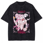 Manga JoJo kummaline seiklus Diavolo graafiline t-s&auml;rk meestele k&otilde;rge kvaliteediga puuvillased t-s&auml;rgid vabaaja manga t-s&auml;rk Harajuku mehelik t-s&auml;rk S