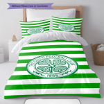 Celtic Football Club Voodipesu Tekikott Komplekt Tekikott Padjap&uuml;&uuml;r Kodu Kaunistus S&uuml;nnip&auml;evakingitus (1 * tekikott + 2 * padjap&uuml;&uuml;ri, ilma s&uuml;damikuta) 135x200cm