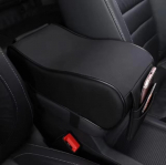 Nahast auto keskk&auml;etugi pehme padi must auto keskkonsool k&auml;etugi istmekarp Mat padi padja kate s&otilde;iduki kaitse