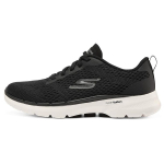 Skechers Go Walk 6 Kerged Hingavad Madalad Vabaaja Jooksujalatsid Naiste toss Must Valge 124512-BKW 35 black