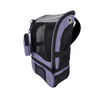 Inogen One G3 &uuml;hilduv kaasaskantav hapnikukontsentraatori seljakott 10*21*36 cm lilla