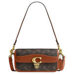 Coach Studio Baguette 20 Logo Surunupp-lukuga &Otilde;lakott V&auml;ike Naiste &otilde;lakott Must Pruun CX525-B4AWV Gift Box Sets (Basic Set+Black Box)