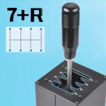 PC USB H-k&auml;igukangi kang Logitech G27 G29 G25 G920 jaoks Thrustmaster T300RS/GT jaoks K&auml;igukangi nupp ETS2 Simracing V&otilde;idus&otilde;idum&auml;ng Sirge Gear Shifter 7-R