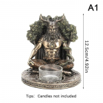 Vana-Rooma Cernunnose istuv kuju skulptuur keldi jumal k&uuml;&uuml;nlajalg m&uuml;toloogia jumalanna laua kodukaunistus k&auml;sit&ouml;&ouml; figuur