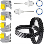 Zodiac MX8 MX6 basseinipuhasti osad 10 tk komplekt Rehvid Ajamiv&otilde;llid C60 Harjad Asendusrattad R0526100 Tarvikud