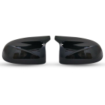2 tk L&auml;ikiv must s&uuml;sinikmustriga tagumiste k&uuml;ljepeeglite katteid Korpuse asendus BMW X3 G01 ix3 X4 G02 X5 G05 X6 G06 X7 G07 jaoks Bright black black