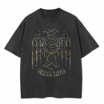 Streetwear Kirjad Graafiline Must T-s&auml;rk Puuvill Unisex Topid T-s&auml;rgid Suvine L&uuml;hikeste Varrukatega T-s&auml;rk S mitmev&auml;rviline