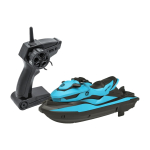 Mini Jet Ski Kiire RC Mootorpaat Veekindel Kiire RC M&auml;nguasi Simulatsioonikere Puldi-paat Lastele Kingitus taevasinine v&auml;rv