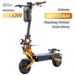 YUME X11 + Elektriroller 6000W 60V 27Ah/30Ah aku kahekordne mootor 11-tollised rattad 90KM maksimaalne l&auml;bis&otilde;it 150KG kiirus 6000W-60V30AH Samsung