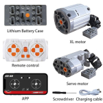 Power Functions Technic Osade Mootorikomplekt Servo S/M/LXL Mootorid Liitiumaku Karp 2.4G Kaugjuhtimispuldi Vastuv&otilde;tja Legoeds-ile