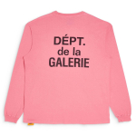 Gallery Dept Uus Klassikaline T&auml;hestik Prantsuse Slogan LOGO Tr&uuml;kiga &Uuml;mmarguse Kaelusega Taskuga Pikkade Varrukatega T-s&auml;rk Meestele ja Naistele M roosa