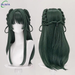 Kvaliteetne Maomao Cosplay Parukas The Apothecary Diaries Tume Roheline Kuumakindel S&uuml;nteetiline Juuksed Pidulik Anime Mao Mao Parukad + Parukakate black