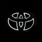 5D LED Embleemivalgusti Toyota Corolla Camry RAV4 Highlander Yaris Vios Crown Prius Esiv&otilde;rele ja Tagaluugile Autotarvikud LC8 11cmX7.5cm