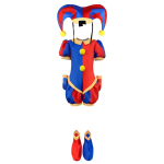 Digitaalne Tsirkus Pomni Cosplay Kost&uuml;&uuml;m H&auml;mmastav Freaki Tsirkus Multifilm Caine Cosplay R&otilde;ivad Laste Halloweeni Kost&uuml;&uuml;mid Pomni Tunked ADULT 180 blue